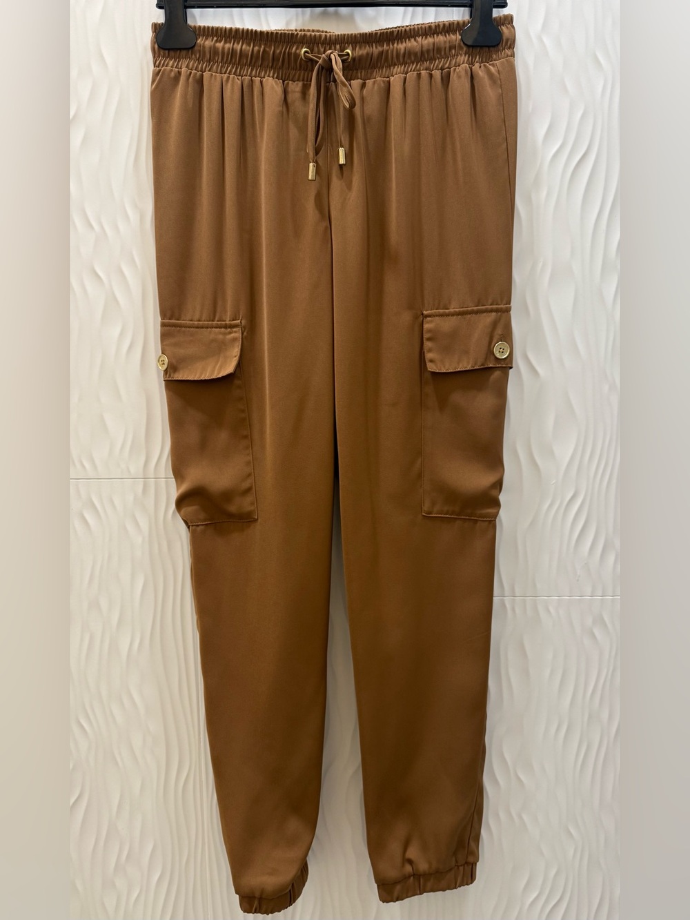 Michael Kors Tan Cargo Jogger